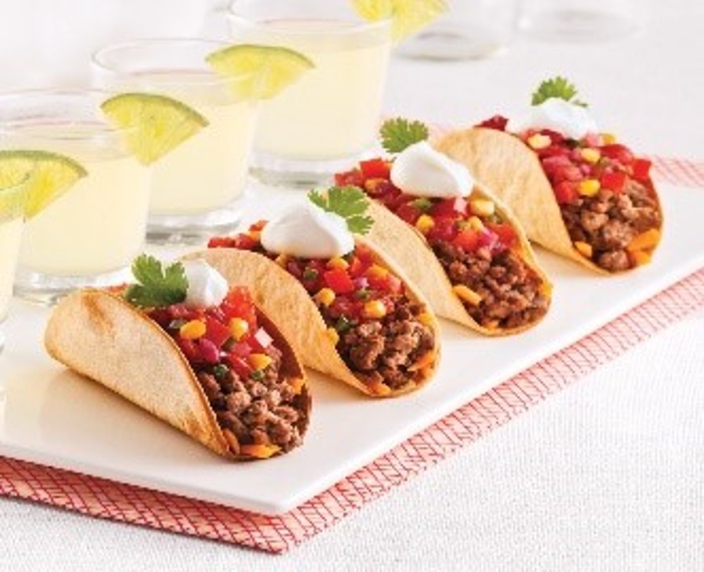 Mini Mexican Burrito Tacos