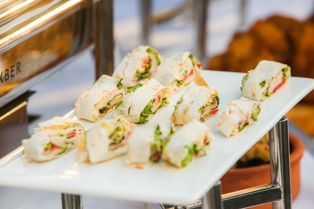 Mini Turkey Ham Tortilla Rolls