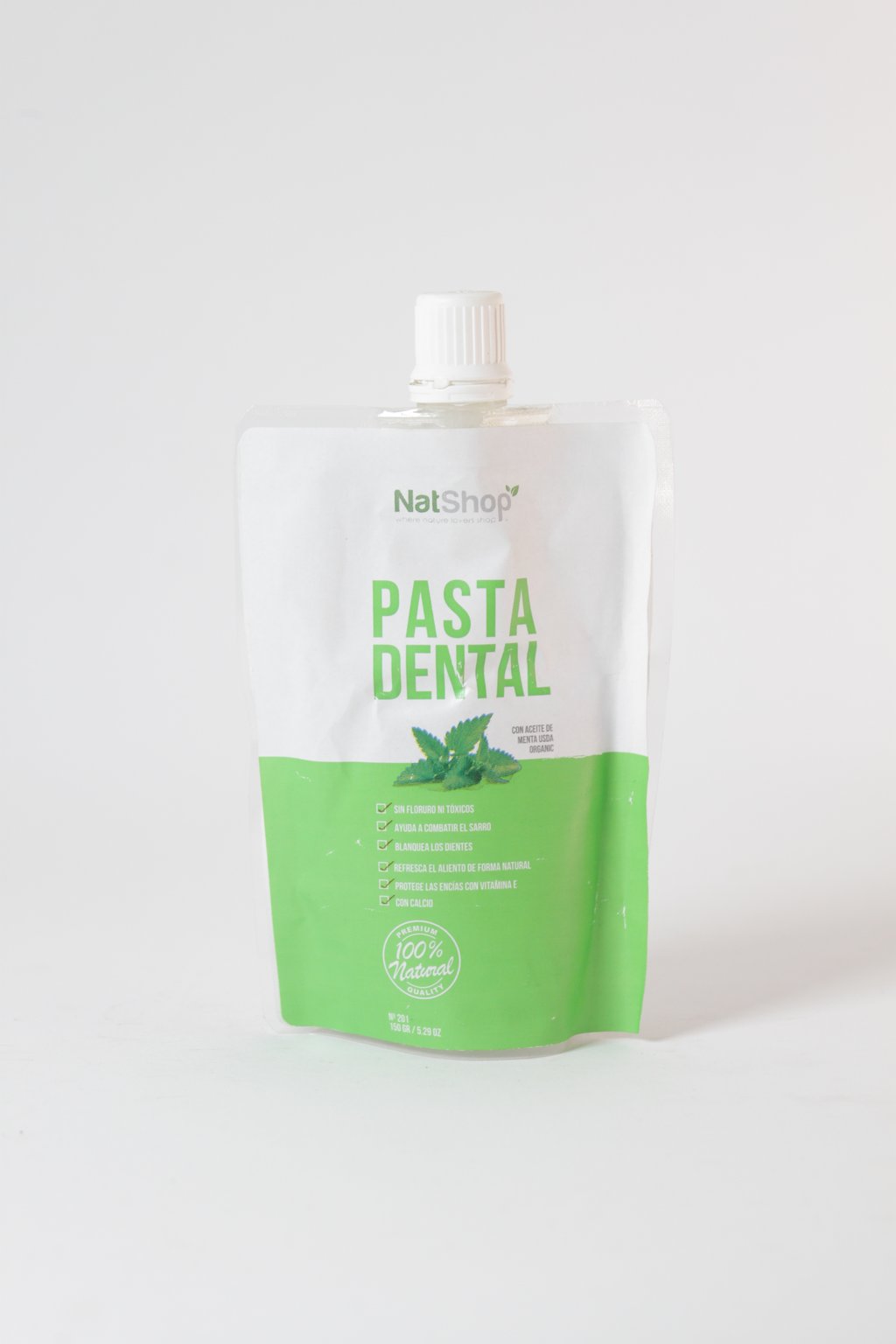 Pasta Dental sin Fluor Natshop