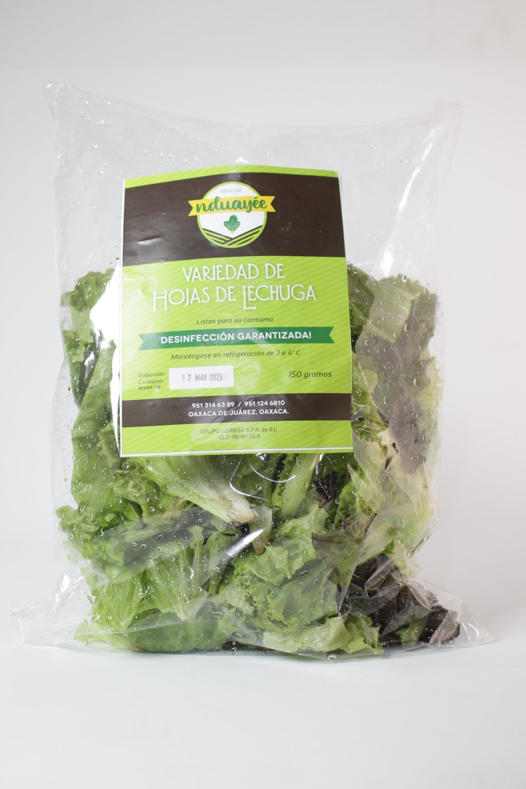 Lechuga mix 150g. Nduayee