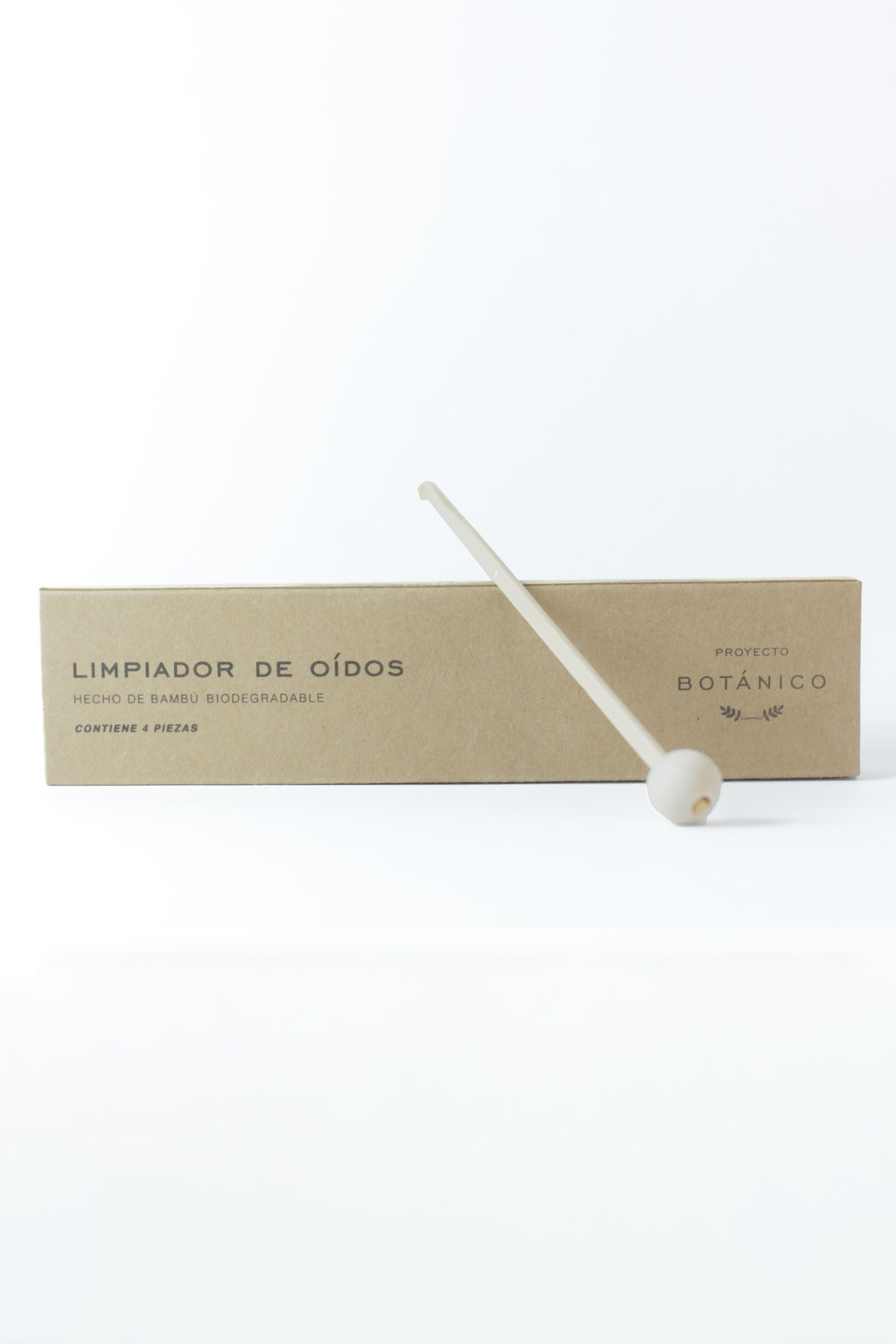 Limpiador de oidos bambu Proyecto Botanico