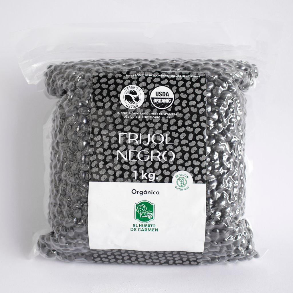 Frijol Negro Huerto de C 1kg