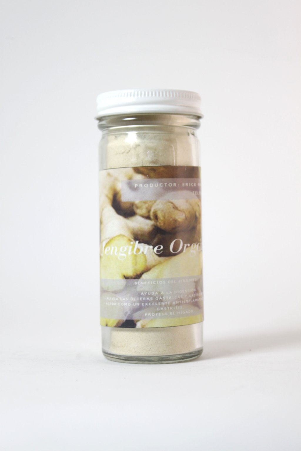 Jengibre pulverizado 125g.