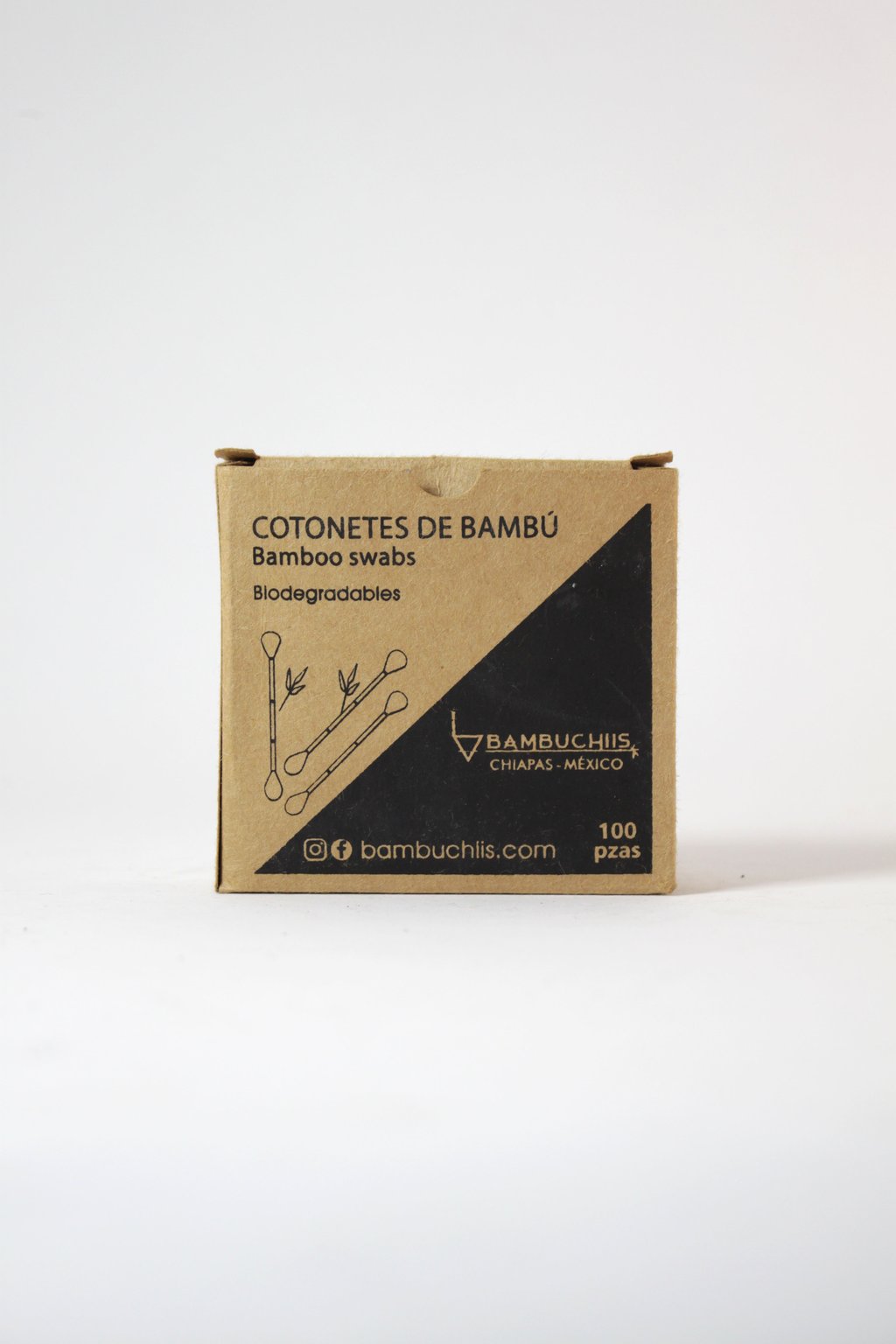 Cotonetes de bambú 100pzas. Bambuchis