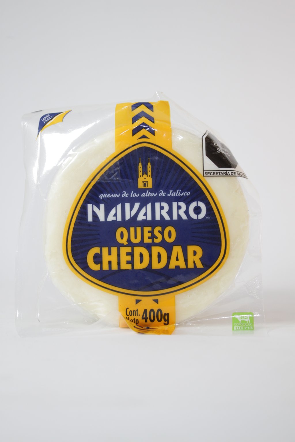 Queso Cheddar 400g Navarro