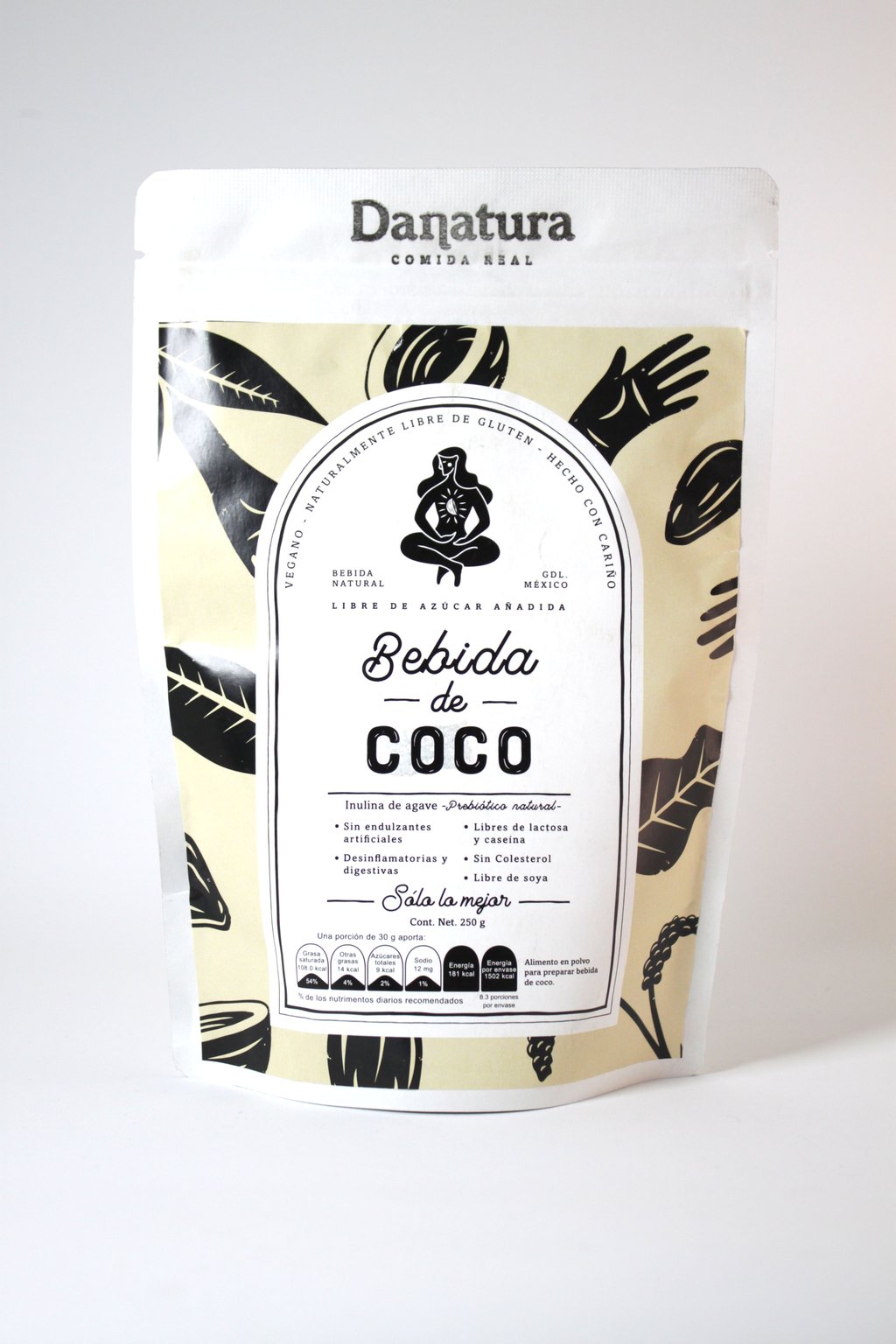 Lechada de coco 250g. Danatura