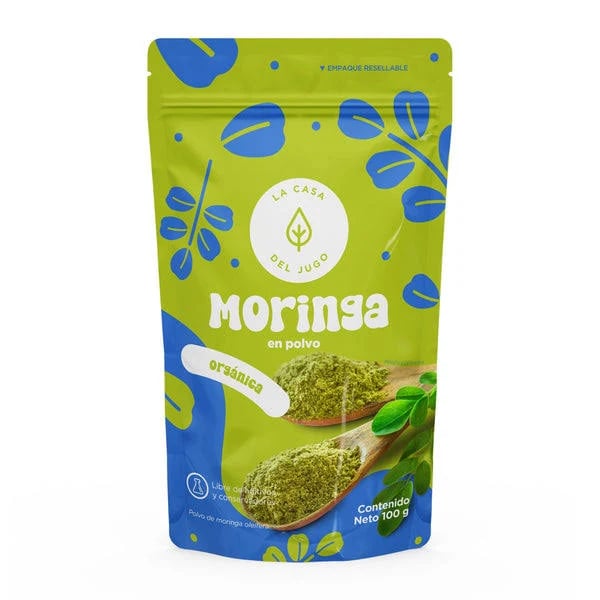 Polvo de moringa orgánica (La casa del jugo)