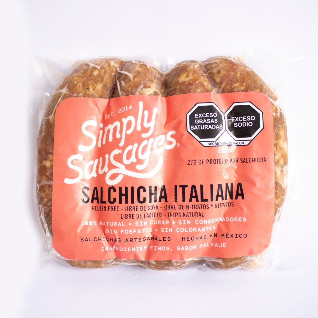 Salchicha italiana Simply Sausages 500 g