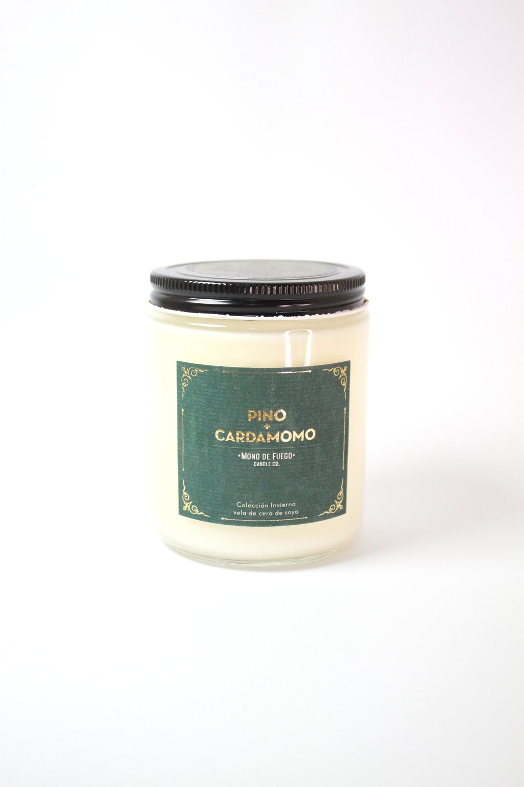 Velas de cera de soya Mono de fuego
