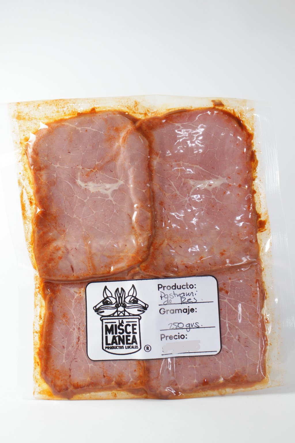 Pastrami de Res - Al vacio- 250g