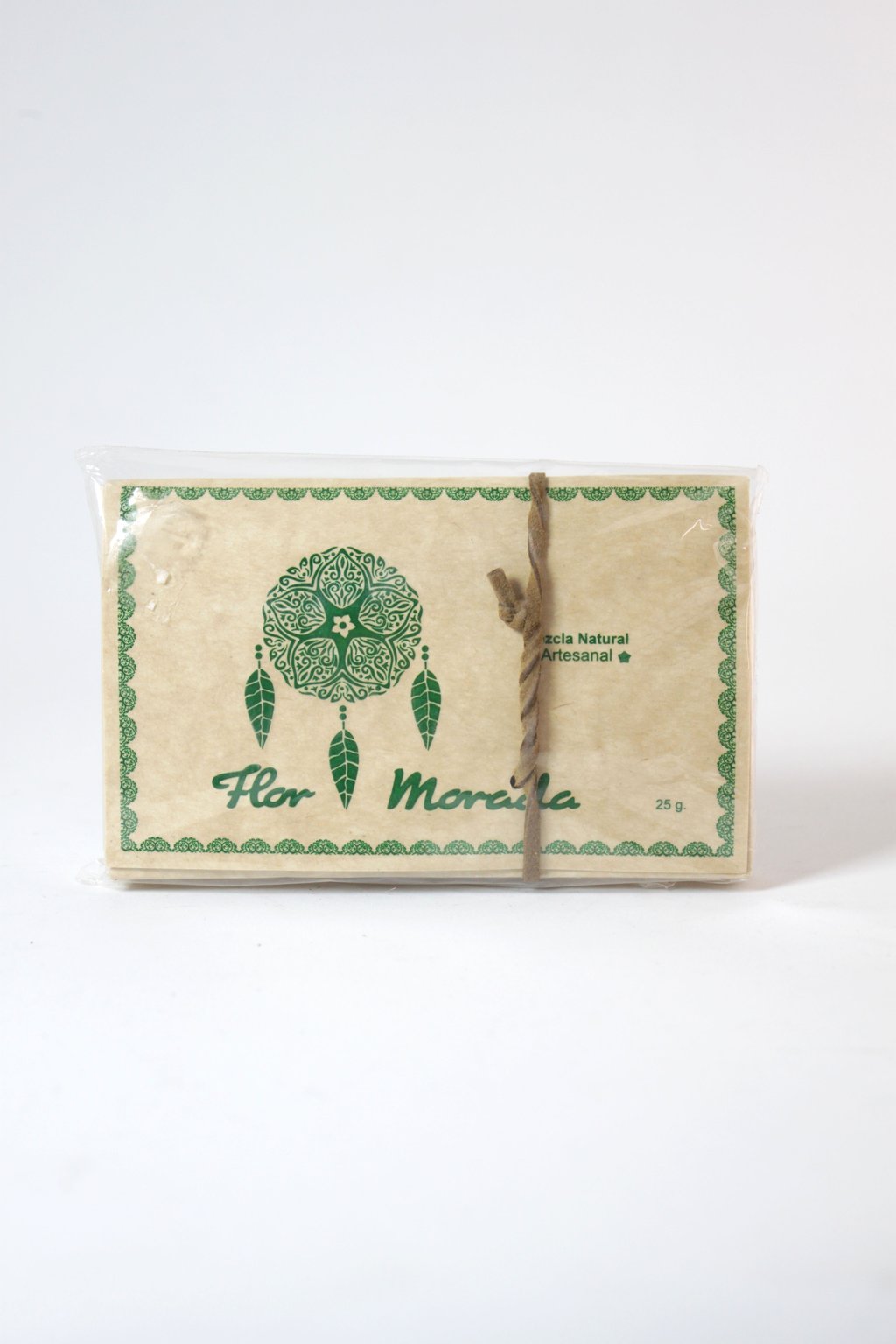 Cartera de tabaco Suelto 25g. Tabaco/Tabaco con Flores  Flor Morada