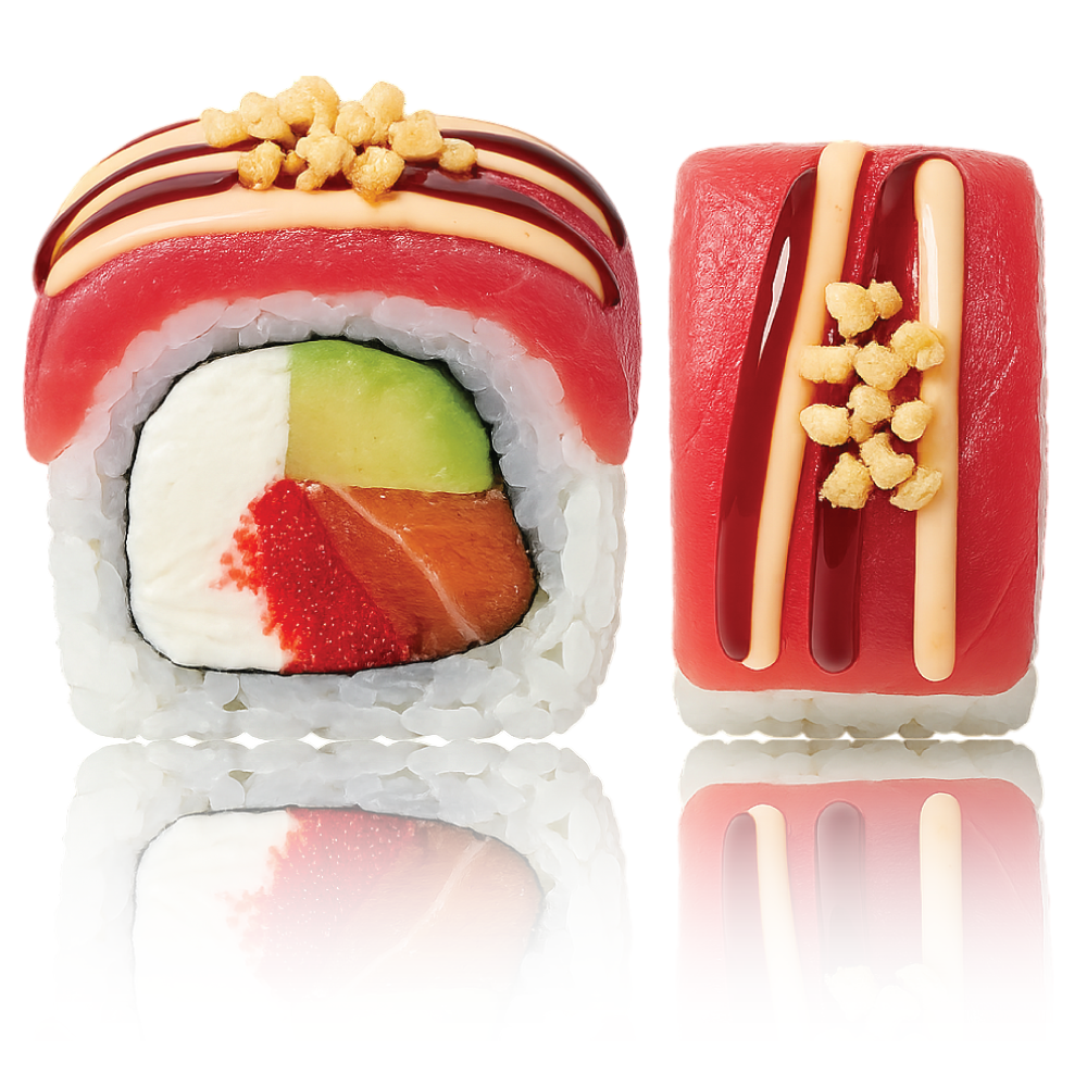 "ROYAL TUNA" kaburi maki 8 pcs. NEW!!!