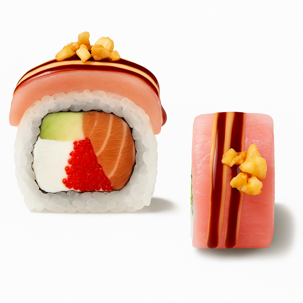 "ROYAL TUNA" kaburi maki 8 pcs. NEW!!!