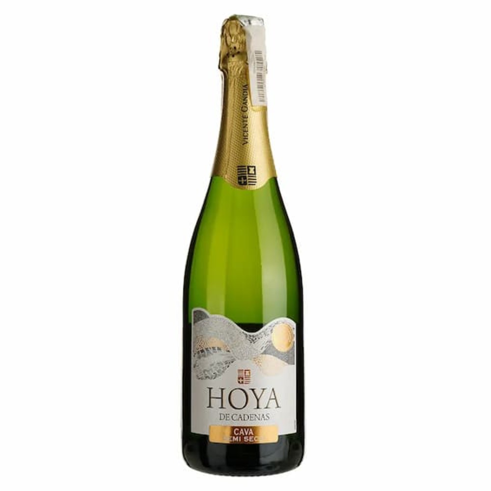 Вино ігристе Hoya de Cadenas "Cava Semi Seco" Напівсухе, біле Іспанія 0,75 л