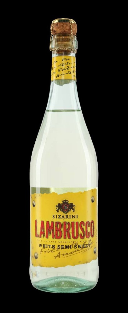 Ігристе вино Lambrusco біле напівсолодке
