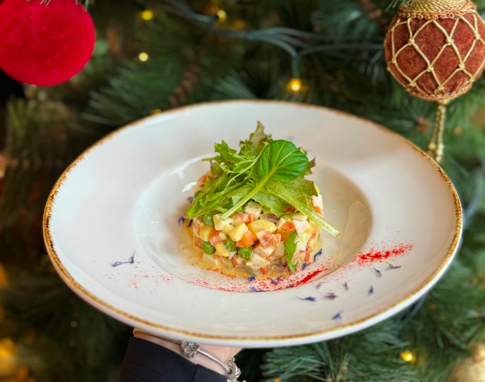 Олів'є з копченою куркою