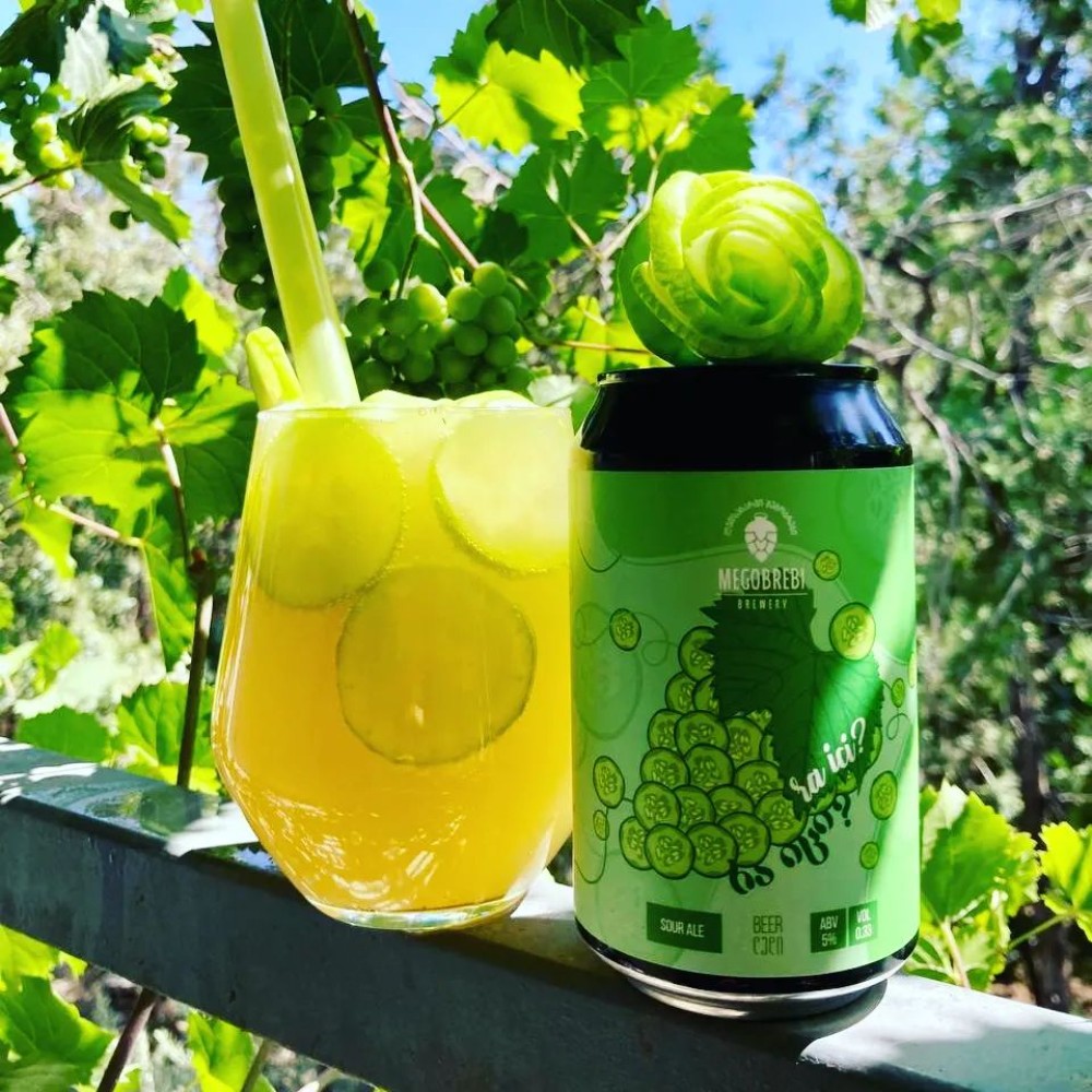"Ra ici" cucumber and chinuri grape sour from Megobrebi