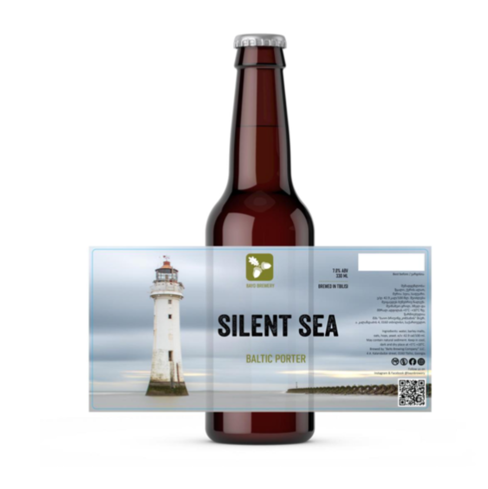 Silent sea Baltic porter Bayo brewery 330ml.