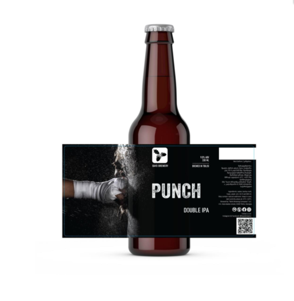Punch Double IPA Bayo brewery 330ml.