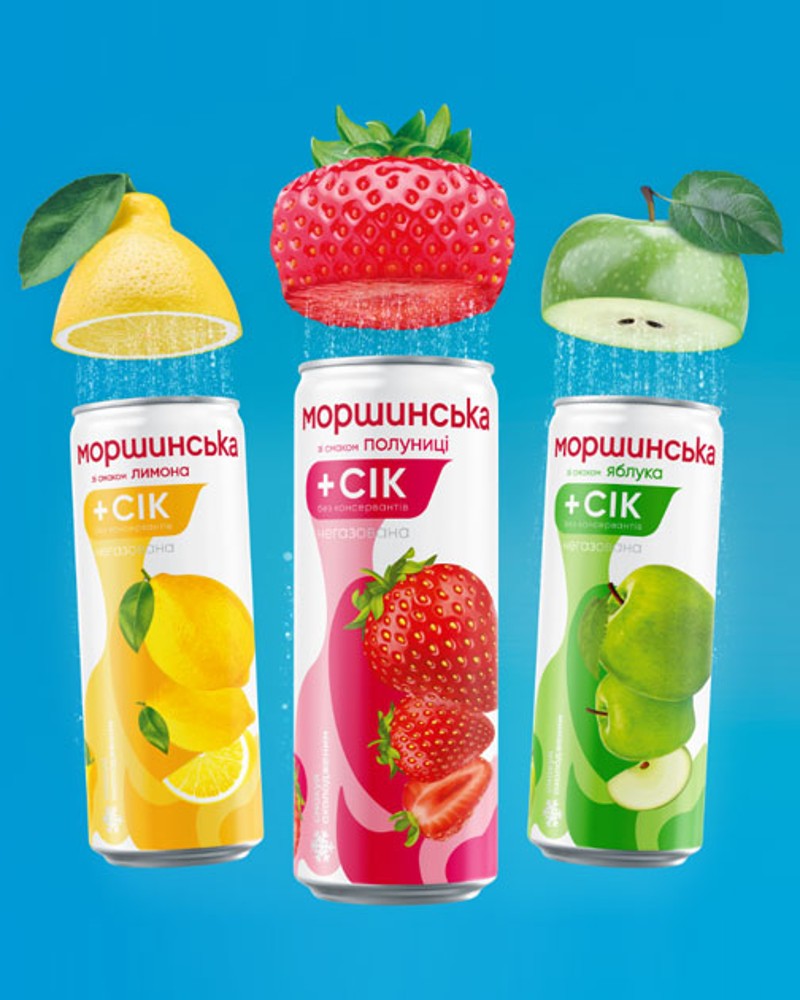 Моршинська з соком ПЕТ 0,5