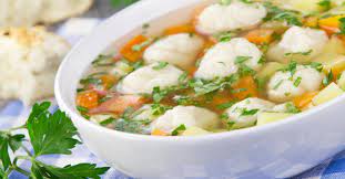 Суп з кльоцками