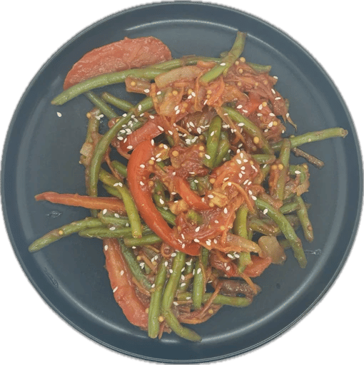 Квасолька стручкова з овочами