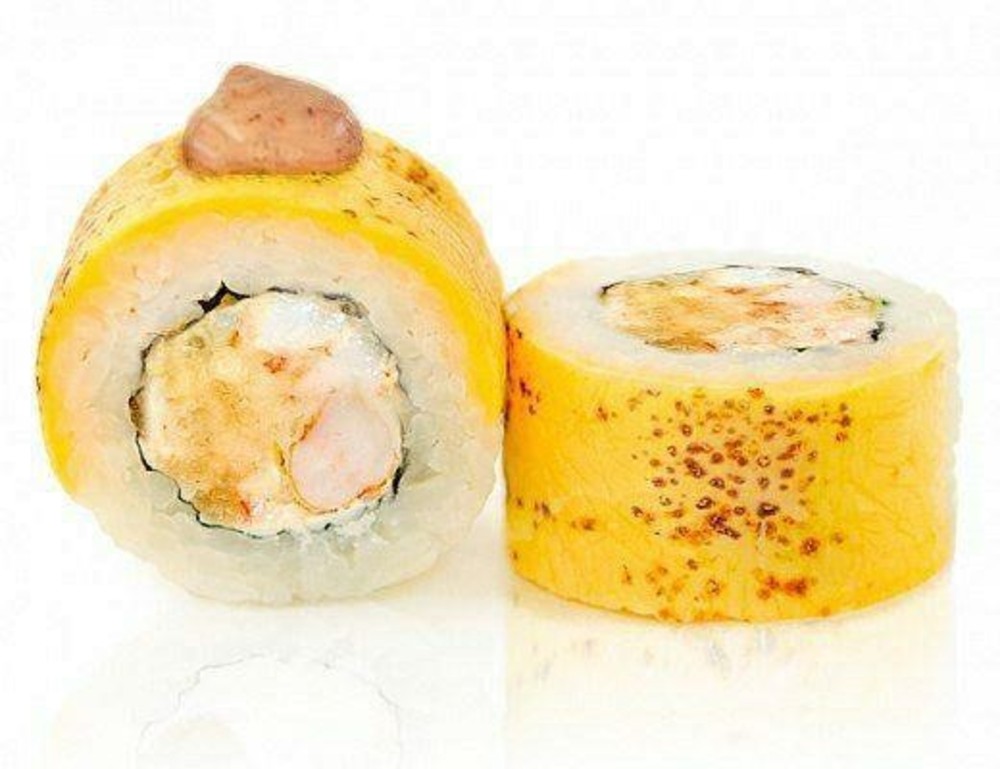 Рол Сирний з креветкою і сніжним крабом  (320г)