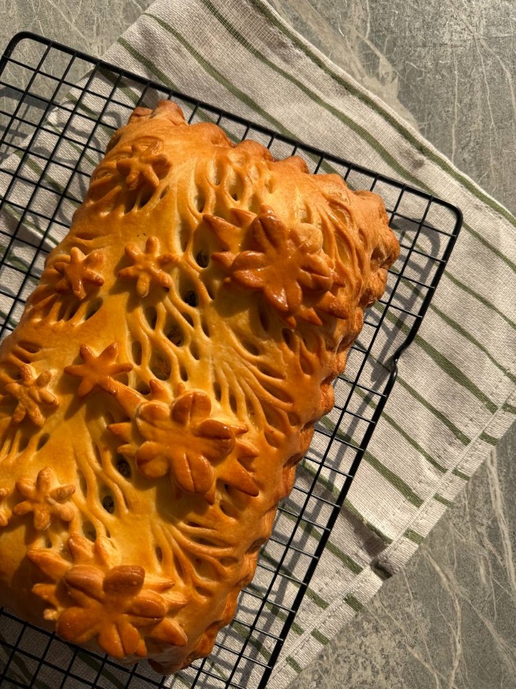 Пирог с лососем