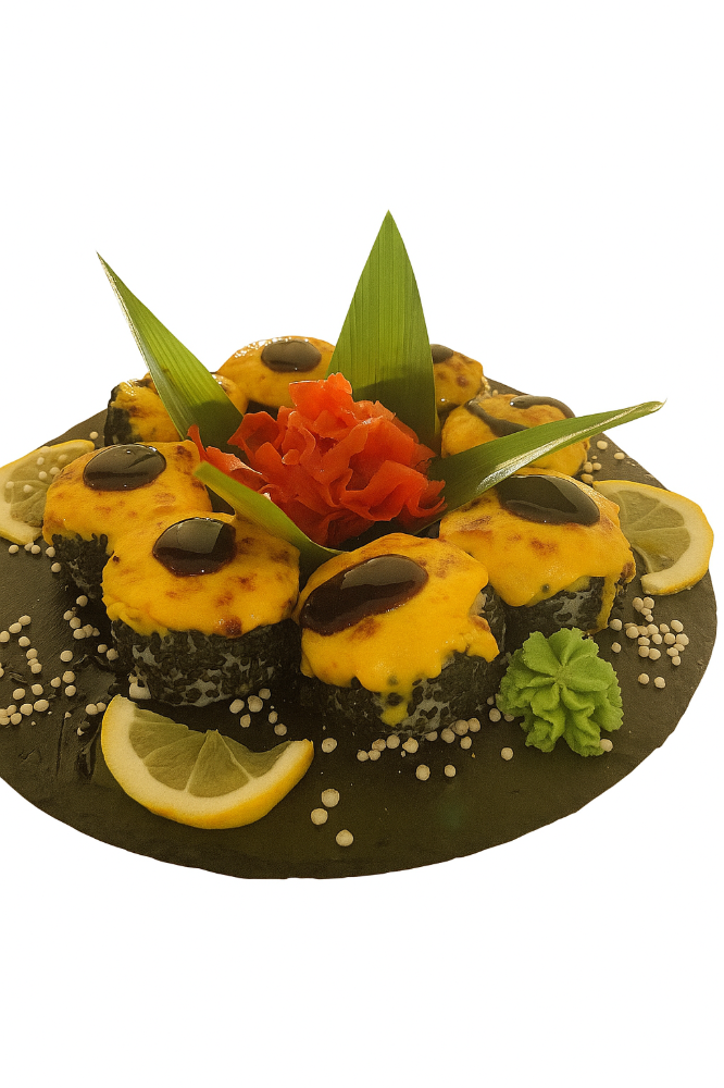 Сирний з лососем (запечений)