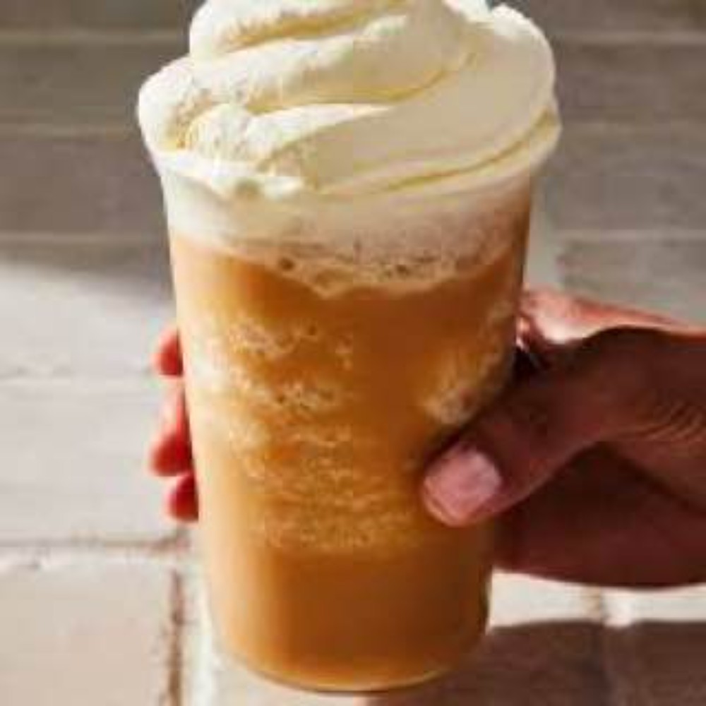 Caramel Frappe coffee