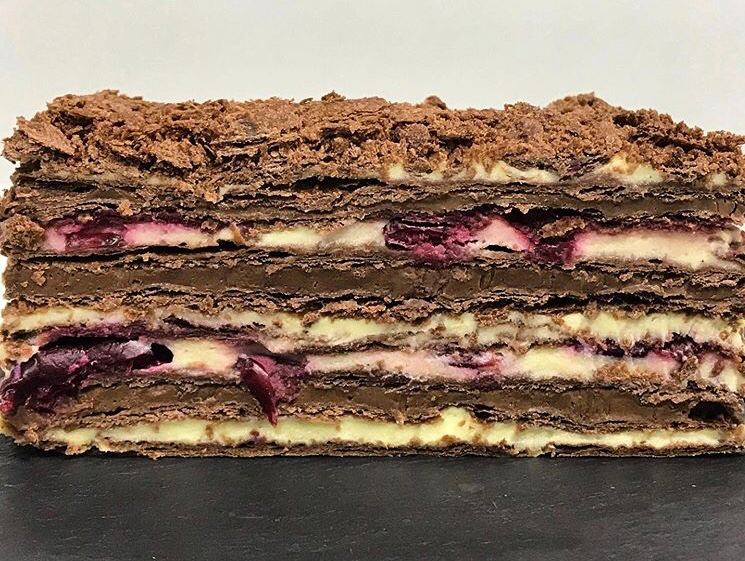 Торт "Наполеон шоколадний"