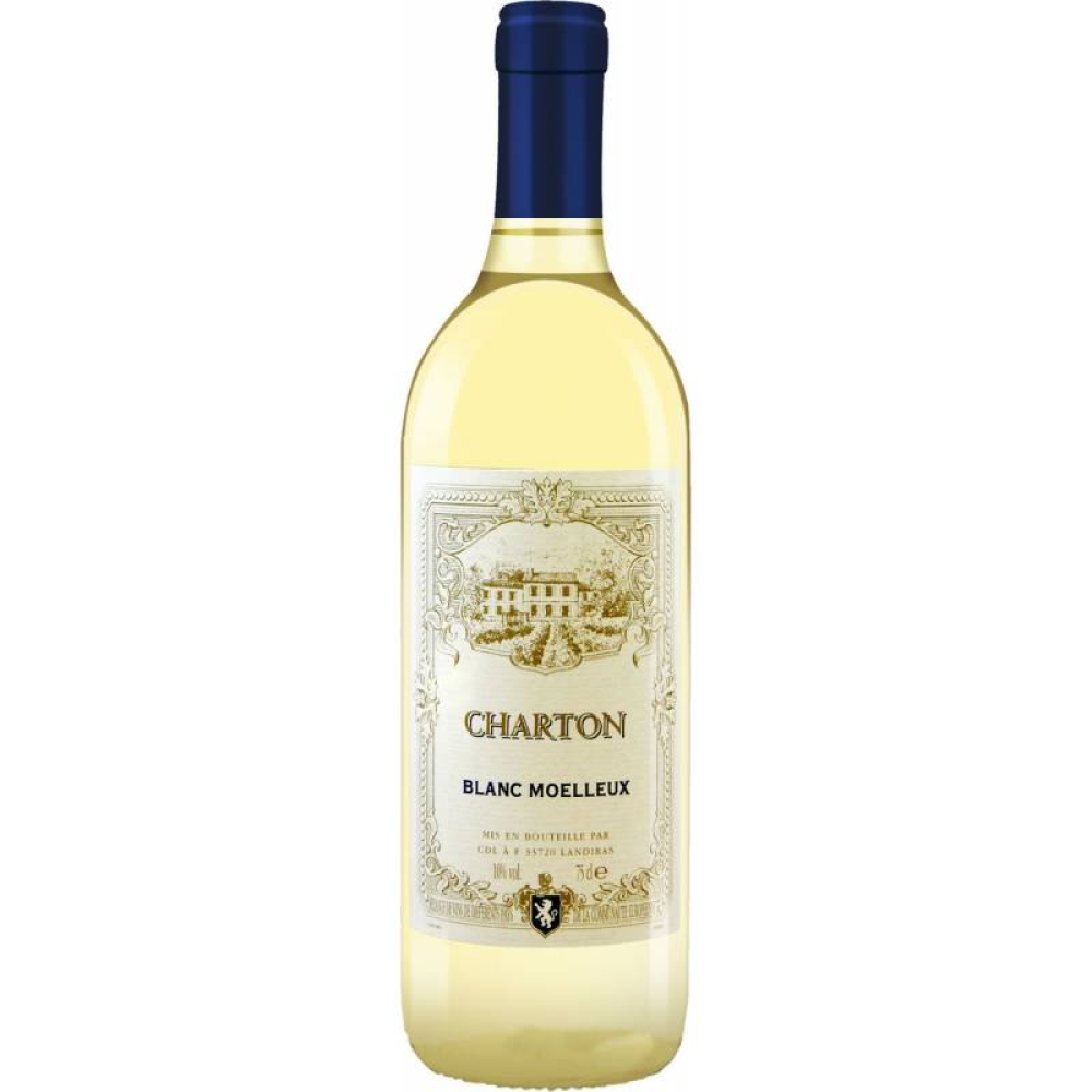 Вино Charton Blanc Moelleux біле н/сол 10.5% 0.15л