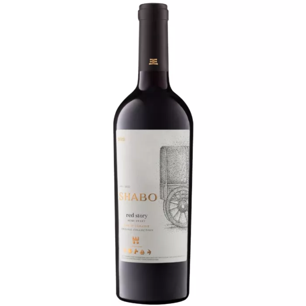 Вино Shabo Red Story червоне н/сол 12.1% 0.15л
