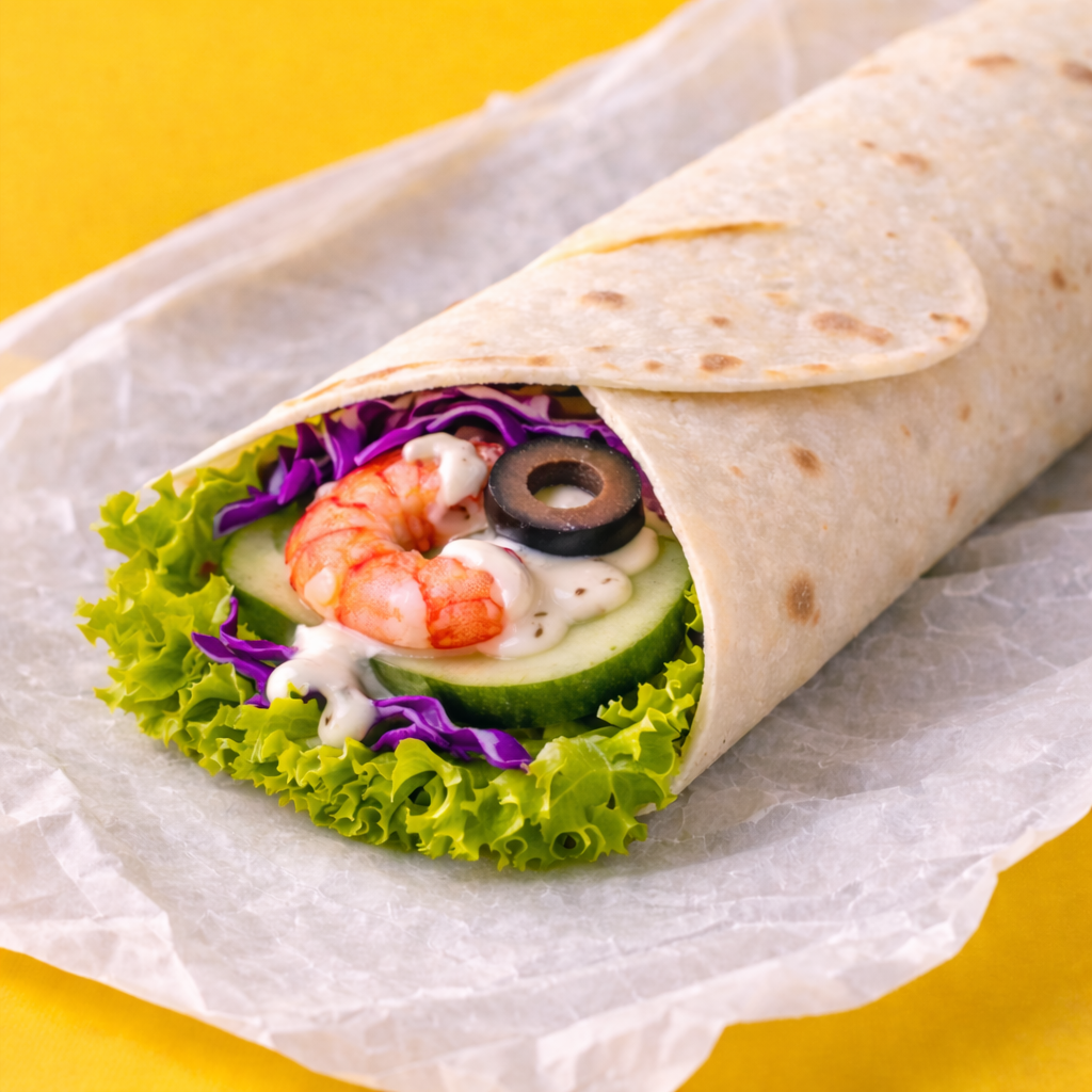 Рол з креветкою