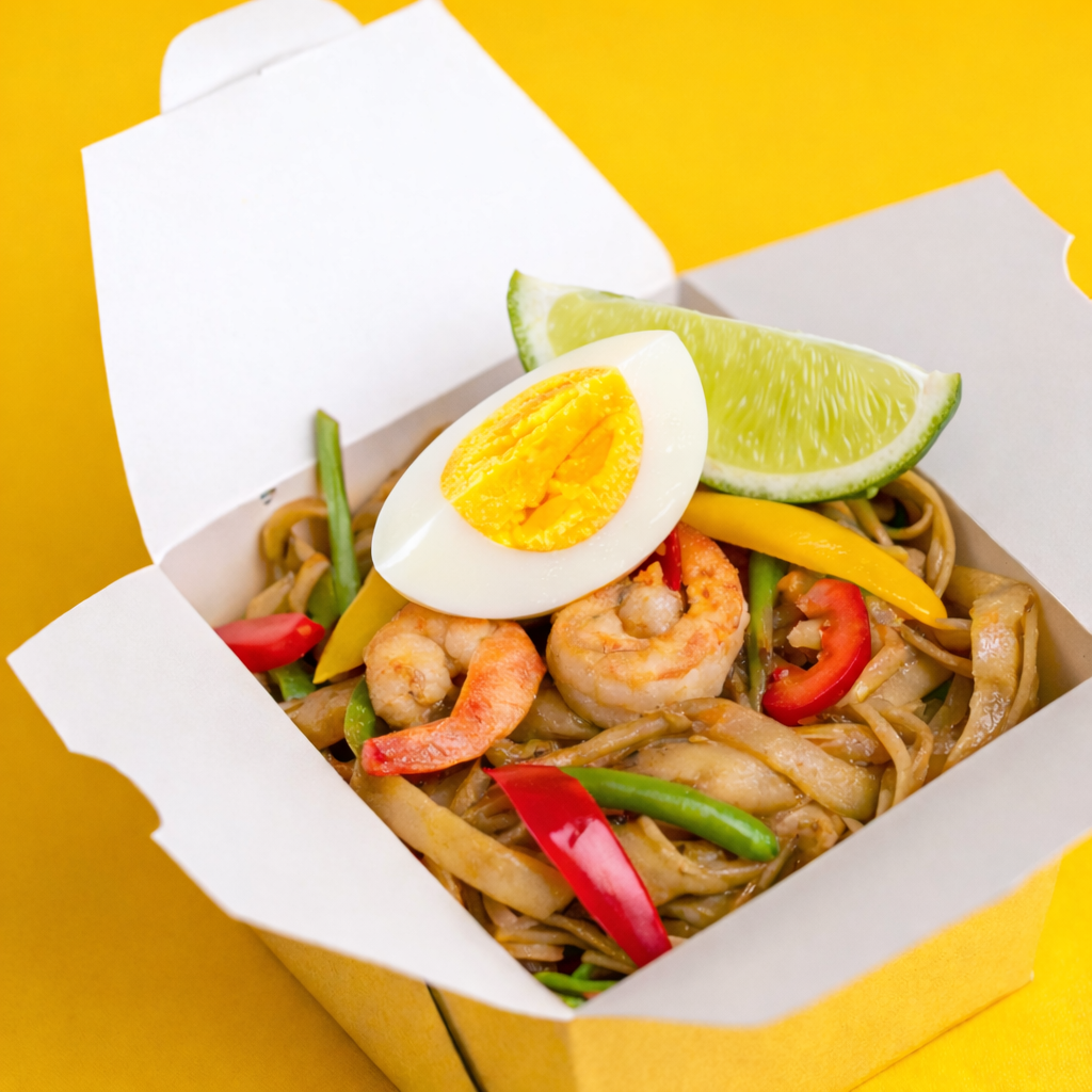 Локшина WOK з морепродуктами