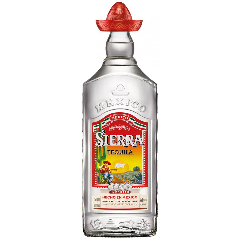 Tequila Sierra Silver Текіла Сієрра Сільвер 38%