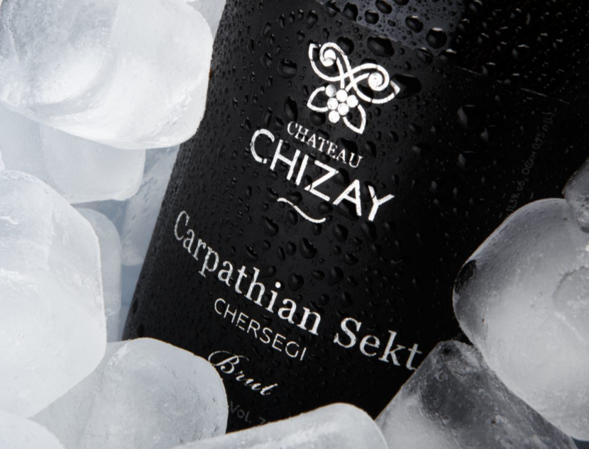 Карпатський Сект Шато Чізай Chateau Chizay біле Черсегі Фюсереш брют 750 мл