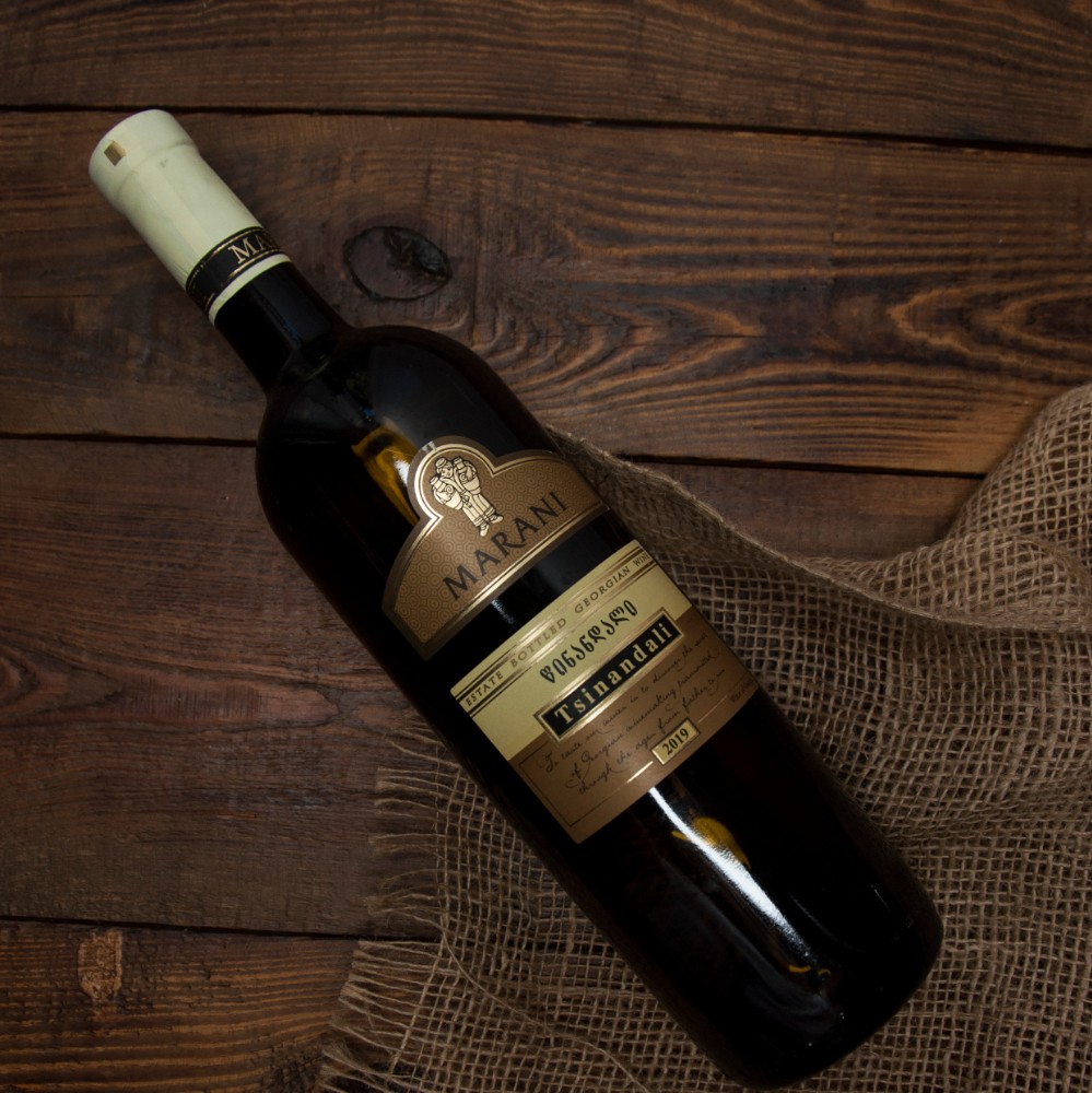 Вино "Марані" Цинандалі, біл ПЛЯШКА