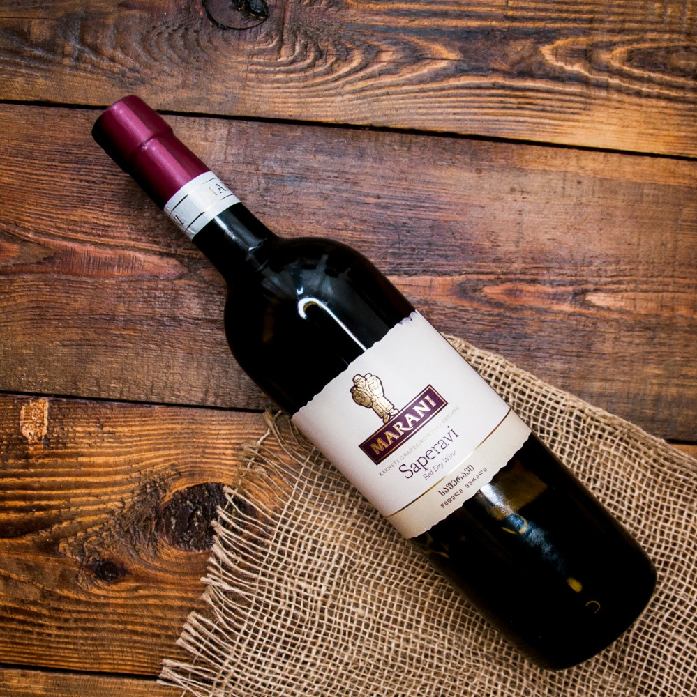 Вино  "Марані" Сапераві, чер ПЛЯШКА
