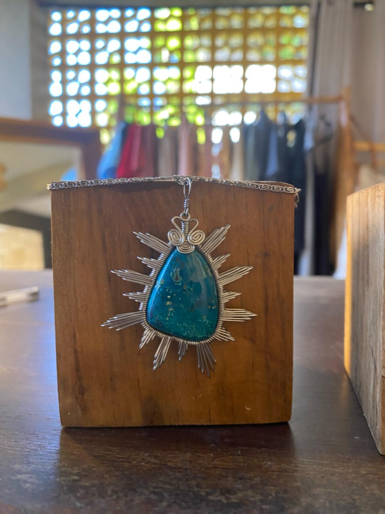 Collar AZUL AGUA
