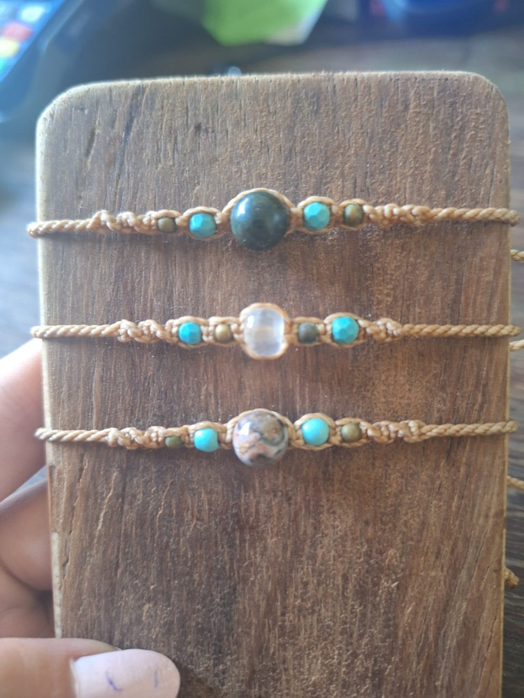 pulsera cuentas redondas