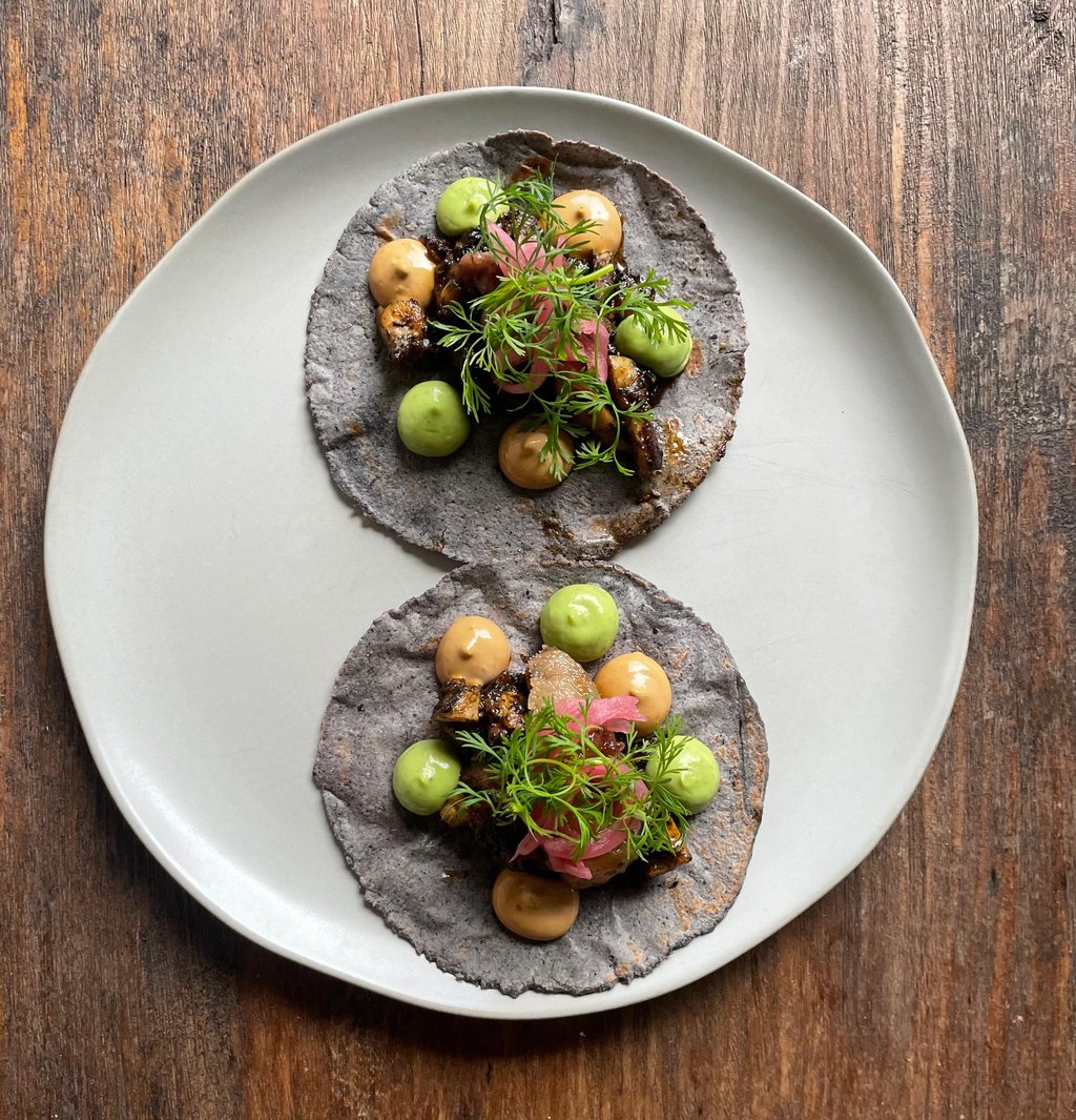 Taco De Pulpo Con Tuétano | Octopus & Bone Marrow Taco