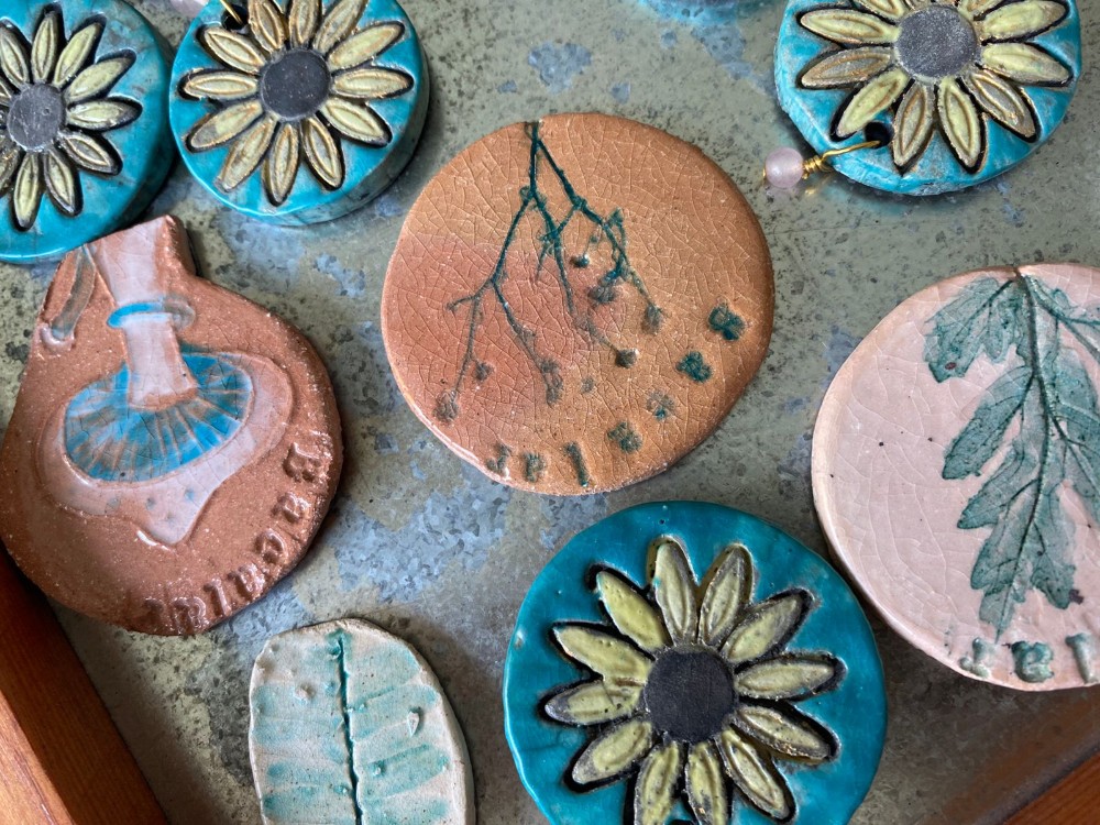 Imanes de ceramica decorativos