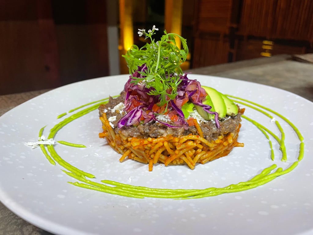 Fideo Seco Con Res - Dry Noodles With Beef