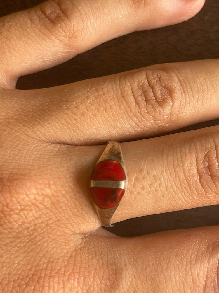 Anillo Cuarzo Rojo