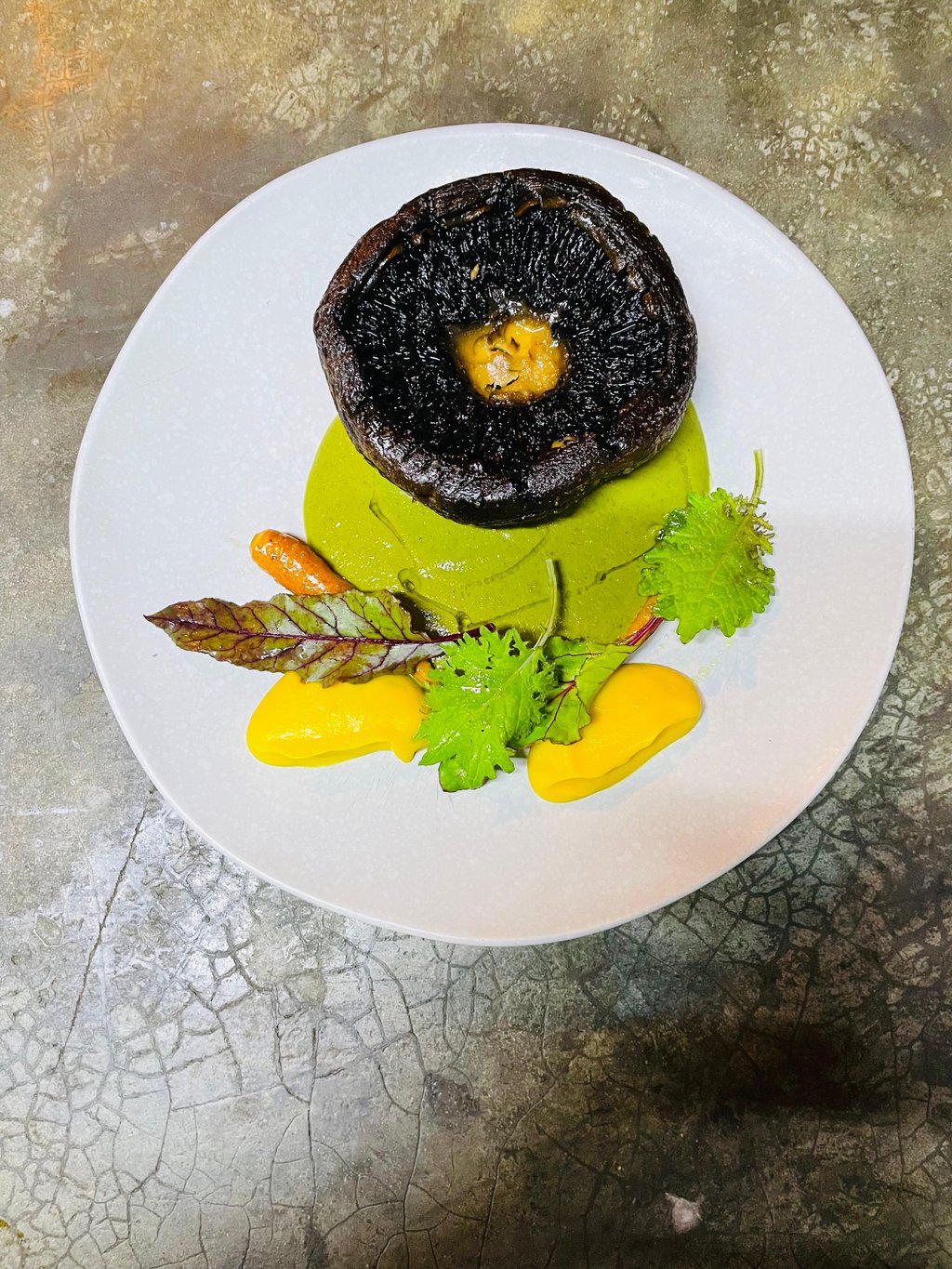 Portobello Asado Con Pipián - Grilled Portobello with Green "Pipian"