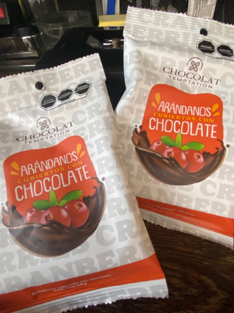 Chocolate Con Arándanos