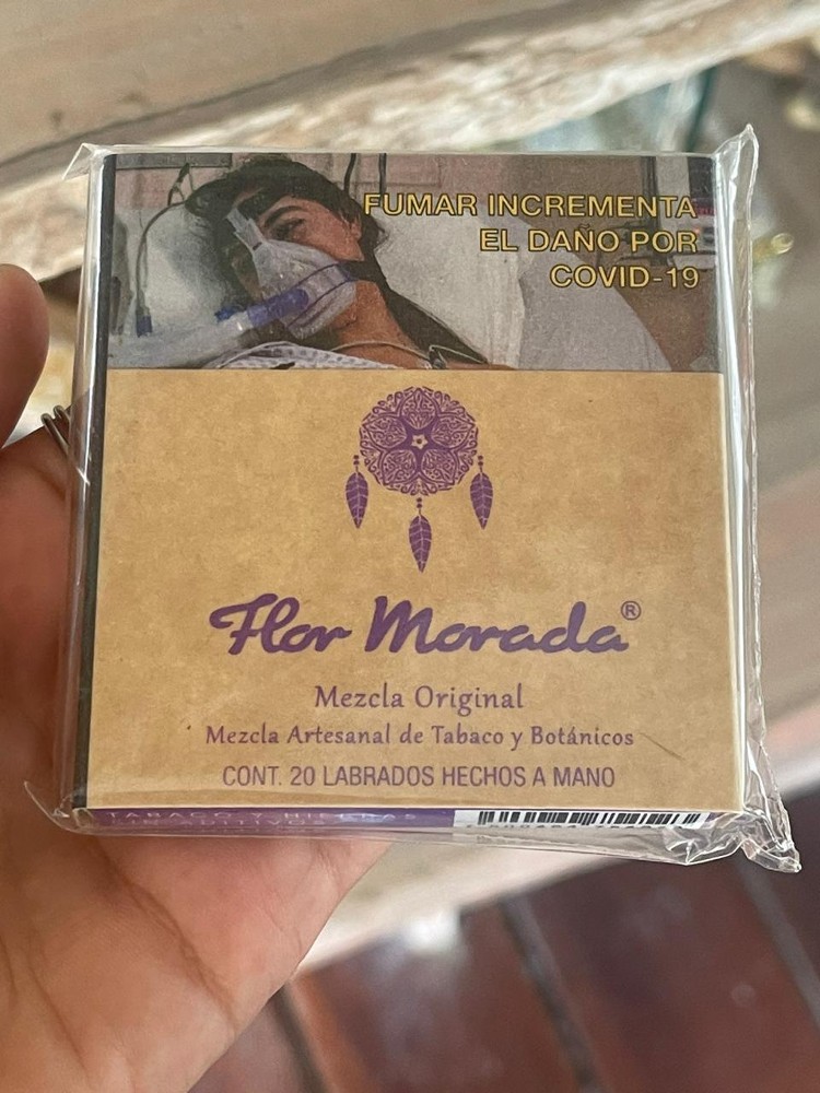 Cajetilla Flor Morada