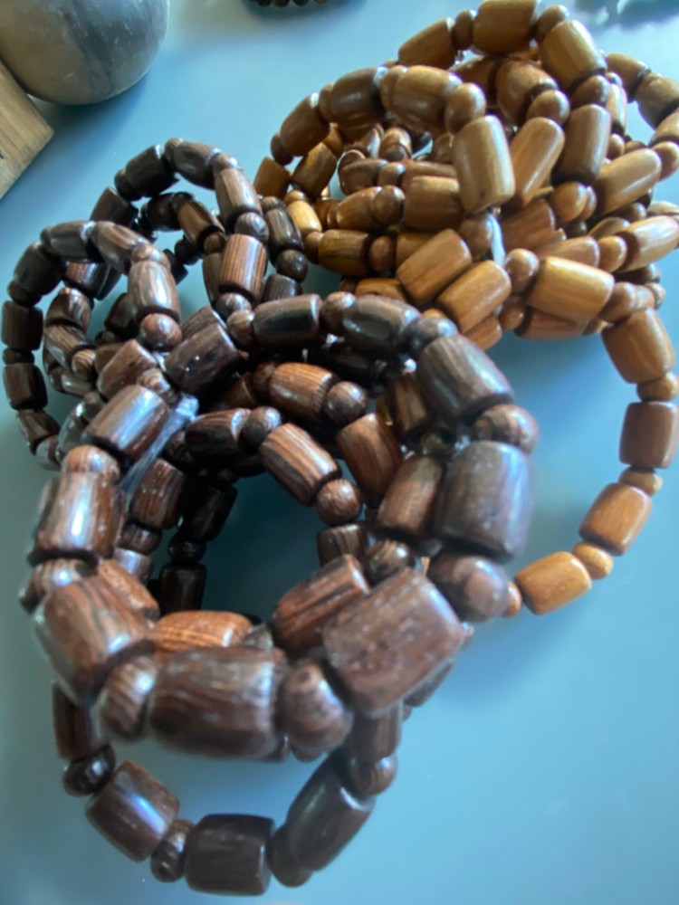 Pulsera madera cilind