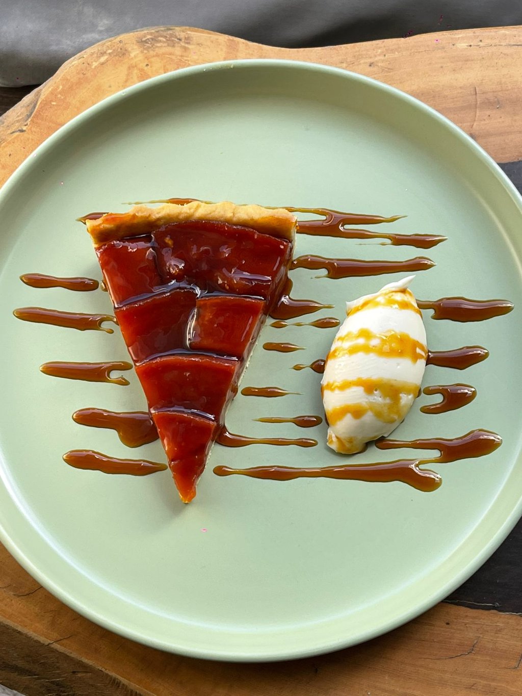 Tarta de papaya / "Nixtamalized" Papaya Tart.